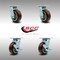 Service Caster 5 Inch Stainless Steel Polyurethane Swivel Caster Set with Roll Bearing 2 Brakes SCC-SS30S520-PPUR-2-TLB-2 - alternate 4